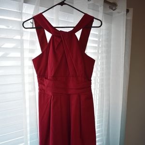 A-Line Red Dress